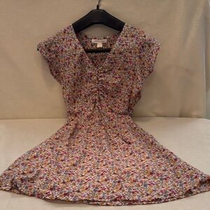 Monteau Multicolor Floral Kids Dress